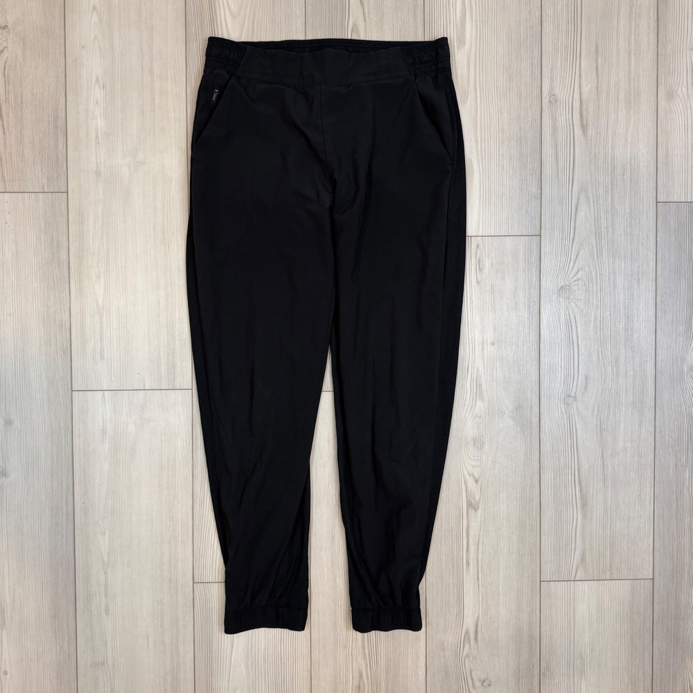 Athleta Brooklyn Jogger Black Tapered Ankle Pants 530631 Size 10